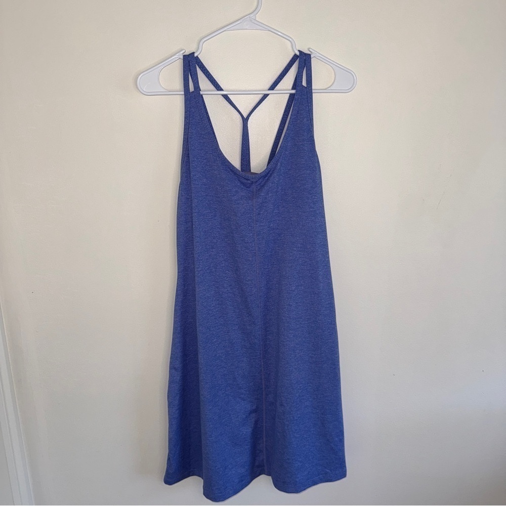 Patagonia Blue/Purple Strappy Back Athleisure Tennis Golf Dress Size M
